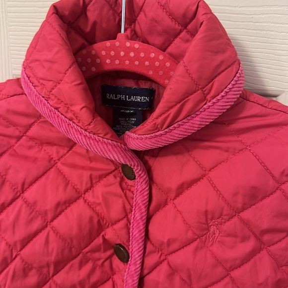 Ralph Lauren girls pink puffer jacket size 2T - Picture 2 of 8